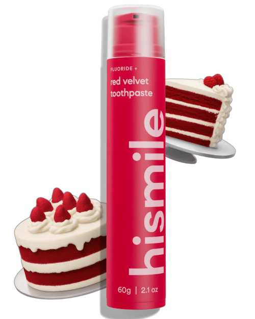 Зубна паста зі смаком червоного оксамиту hismile Red Velvet Toothpaste 60g