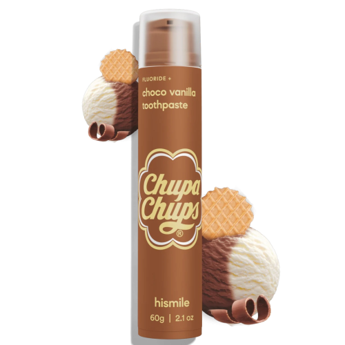Зубна паста зі шоколадно-ванільним смаком Hismile Chupa Chups Choco Vanilla Toothpaste 60g