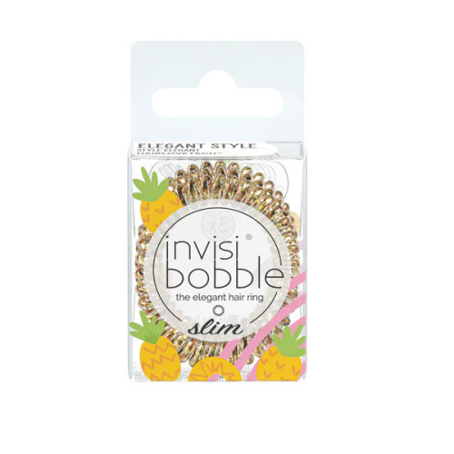 Резинка-браслет для волосся Invisibobble Slim Fruit Fiesta Squeeze the Day 3 шт