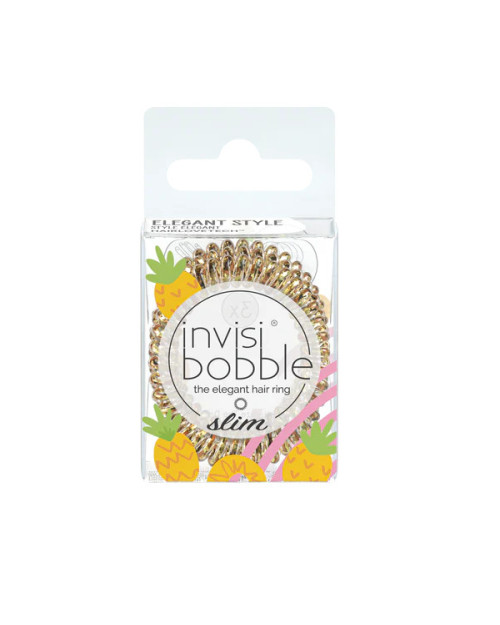 Резинка-браслет для волосся Invisibobble Slim Fruit Fiesta Squeeze the Day 3 шт