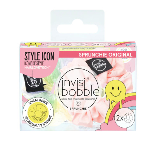 Резинка-Браслет для Волосся Invisibobble SPRUNCHIE Duo Retro Dreamin Hue-Man Love 2 шт