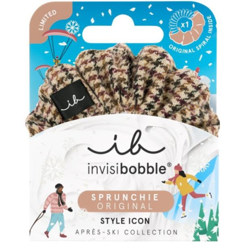 Резинка-браслет для волосся invisibobble SPRUNCHIE Apres Ski Jacquard