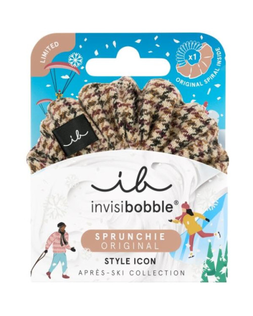 Резинка-браслет для волосся invisibobble SPRUNCHIE Apres Ski Jacquard