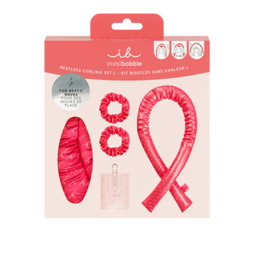 Подарунковий набір (2 резинки SPRUNCHIE, 1 бігуді та 1 стрічка) invisibobble GIFT SET Beach Curl 