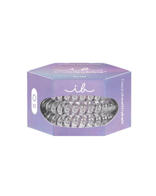 Резинка-браслет для волосся invisibobble SLIM PREMIUM Crystal Clear