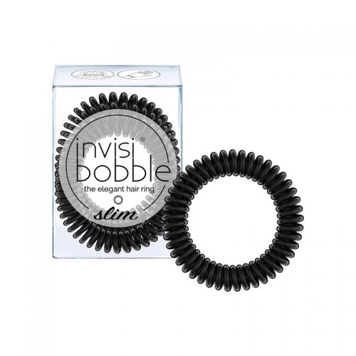 Резинка-браслет для волосся Invisibobble Slim True Black Slim 3 шт