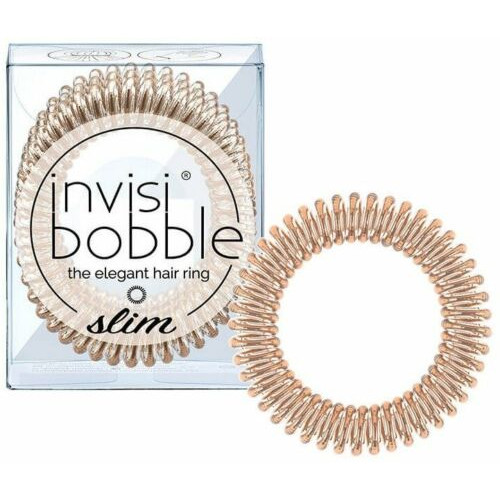 Резинка-браслет для волосся Invisibobble Slim Bronze Me Pretty Slim 3 шт