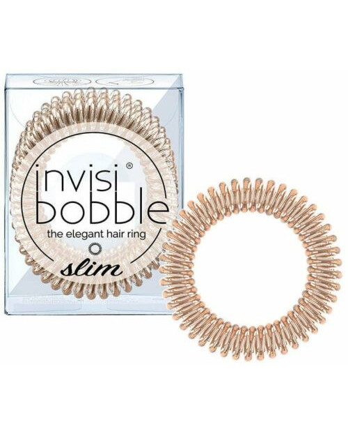 Резинка-браслет для волосся Invisibobble Slim Bronze Me Pretty Slim 3 шт