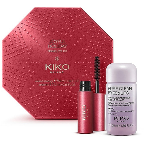 Kiko Milano Joyful Holiday Travel Eye Kit (mascara/5,5ml + remover/50ml