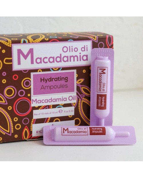 Ампули для зволоження волосся Kleral System Olio Di Macadamia Hydrating Ampoules 10*10 мл