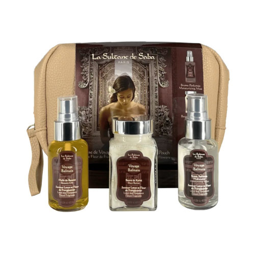 Лімітований набір для тіла Балі La Sultane de Saba Lotus and Frangipani Flower Body Gift Set