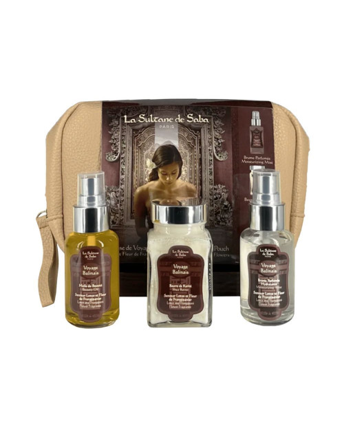 Лімітований набір для тіла Балі La Sultane de Saba Lotus and Frangipani Flower Body Gift Set