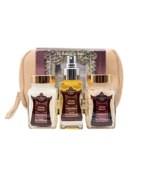 Набір для тіла Балі La Sultane De Saba Coffret Voyage Balinais