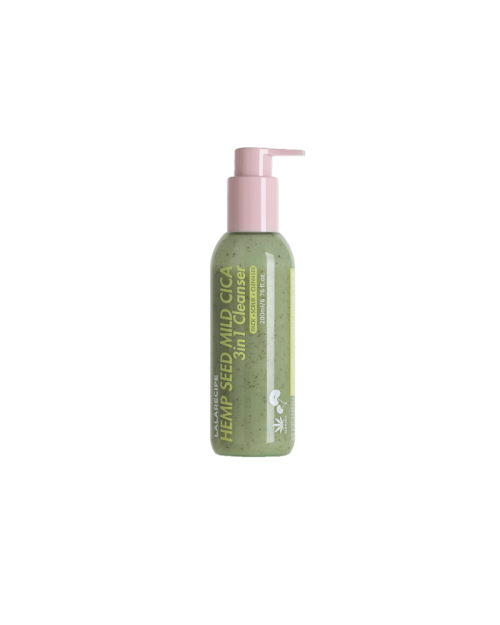 Пінка для вмивання з центеллою та насінням коноплі LaLa Recipe Hempseed Mild Cica 3in1 Cleanser 200 мл