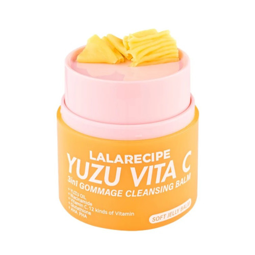 Очищувальний бальзам-гоммаж з екстрактом юдзу Lalarecipe Yuzu Vita C 3in1 Gommage Cleansing Balm 50 мл