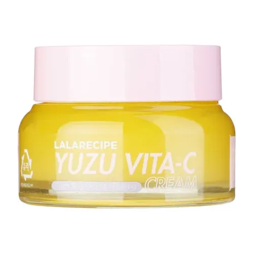 Освітлюючий крем з ніацинамідом 5% та екстрактом юдзу LaLa Recipe Yuzu Vita C Cream 50 мл
