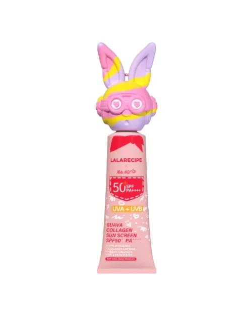 Сонцезахисний крем з екстрактом гуави, 50 мл – Lalarecipe Guava Collagen Sun Cream Limited Edition
