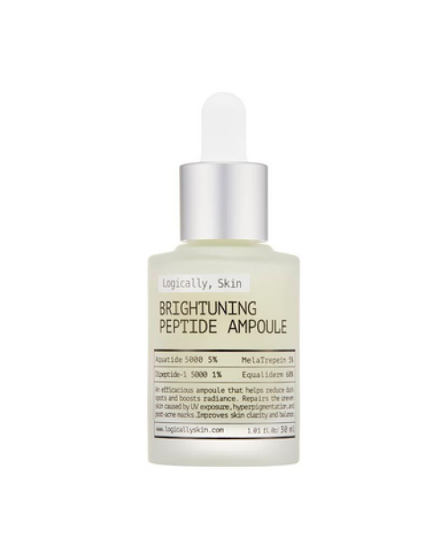 Пептидна сироватка проти пігментних плям та нерівного тону Logically, Skin Brightuning Peptide Ampoule 30 мл