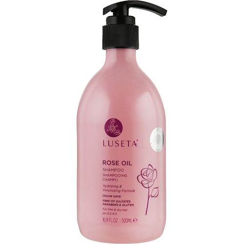 Шампунь для об'єму волосся Luseta Rose Oil Shampoo 500 ml