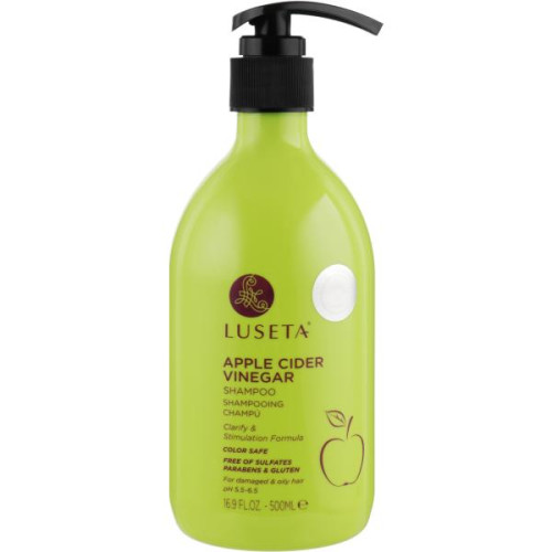 Шампунь для жирного волосся Luseta Apple Cider Vinegar Shampoo 500 ml