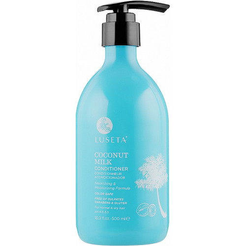 Кондиціонер для сухого та пошкодженого волосся "Кокосове молочко" Luseta Coconut Milk Conditioner 500 ml