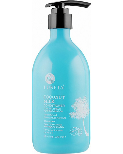 Кондиціонер для сухого та пошкодженого волосся "Кокосове молочко" Luseta Coconut Milk Conditioner 500 ml