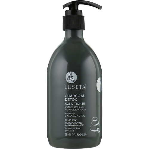 Кондиціонер для жирного волосся Luseta Charcoal Detox Conditioner 500 мл