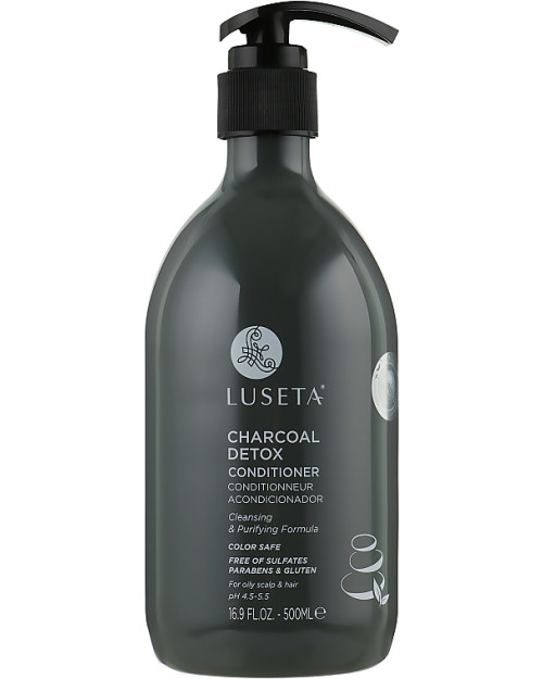 Кондиціонер для жирного волосся Luseta Charcoal Detox Conditioner 500 мл
