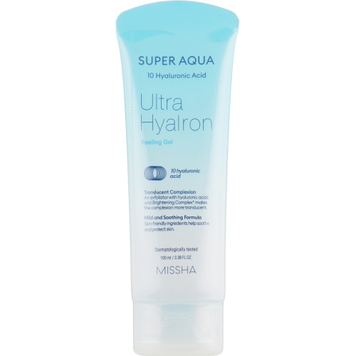 Пілінг-гель з гіалуроновою кислотою Missha Super Aqua Ultra Hyalron Peeling Gel 100 мл
