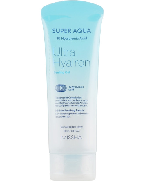 Пілінг-гель з гіалуроновою кислотою Missha Super Aqua Ultra Hyalron Peeling Gel 100 мл