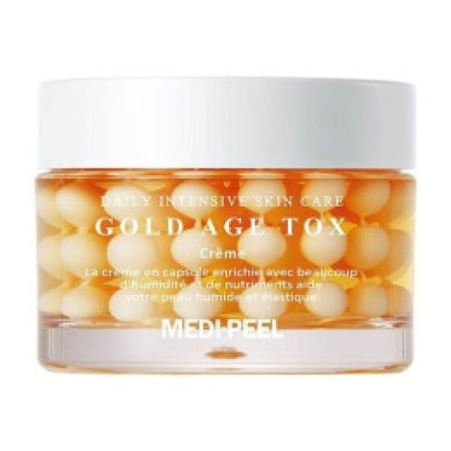  Антивіковий капсульний крем з екстрактом золотого шовкопряду Medi Peel Gold Age Tox Cream  50 г.