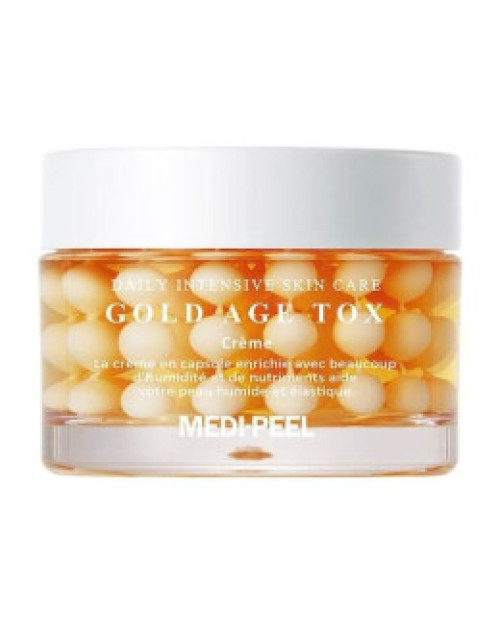  Антивіковий капсульний крем з екстрактом золотого шовкопряду Medi Peel Gold Age Tox Cream  50 г.