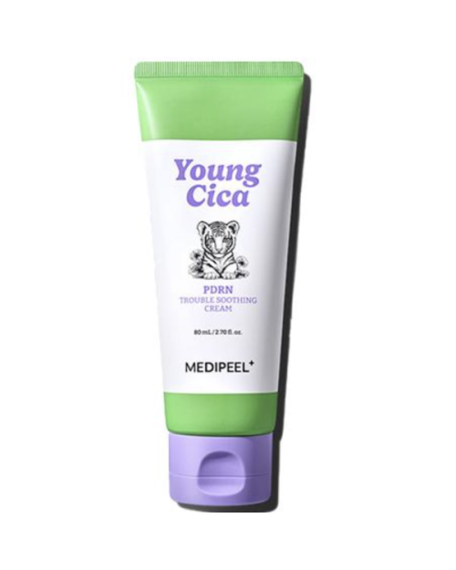 Заспокійливий крем для обличчя з центеллою та PDRN MEDI PEEL YOUNG CICA PDRN TROUBLE SOOTHING CREAM 80 мл