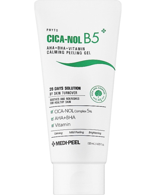 Заспокійливий пілінг-скатка для обличчя Medi-Peel Phyto Cica Nol B5 AHA BHA Vitamin Calming Peeling Gel 120 мл