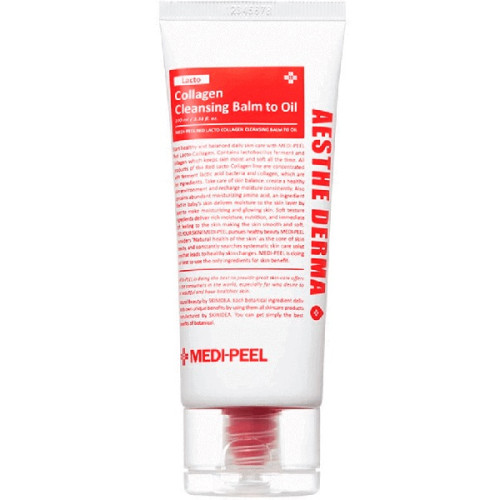 Гідрофільний бальзам з пробіотиками і колагеном Medi-Peel Red Lacto Balm To Oil 100 мл