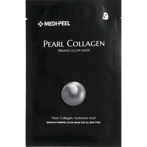 Тканинна маска з перловим колагеном Medi-Peel Pearl Collagen Firming Glow Mask