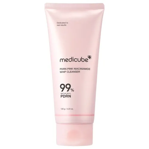 Очищувальна пінка з полінуклеотидами та ніацинамідом Medicube PDRN Pink Niacinamide Whip Cleanser 120 мл 