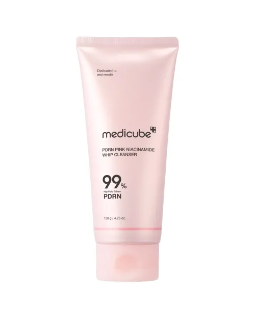Очищувальна пінка з полінуклеотидами та ніацинамідом Medicube PDRN Pink Niacinamide Whip Cleanser 120 мл 