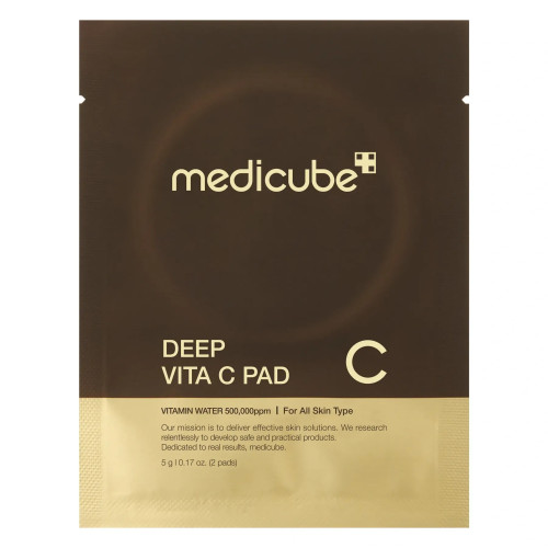 Освітлювальні відновлювальні пади з вітаміном C Medicube Deep Vita C Pad C2шт