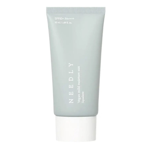 Зволожуючий сонцезахисний крем з рослинним скваланом SPF 50+ PA++++ Needly Vegan Mild Moisture Sun SPF 50+ PA++++ 50 мл