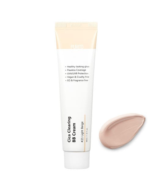 ВВ-крем з екстрактом центелли Purito Cica Clearing BB cream 21тон