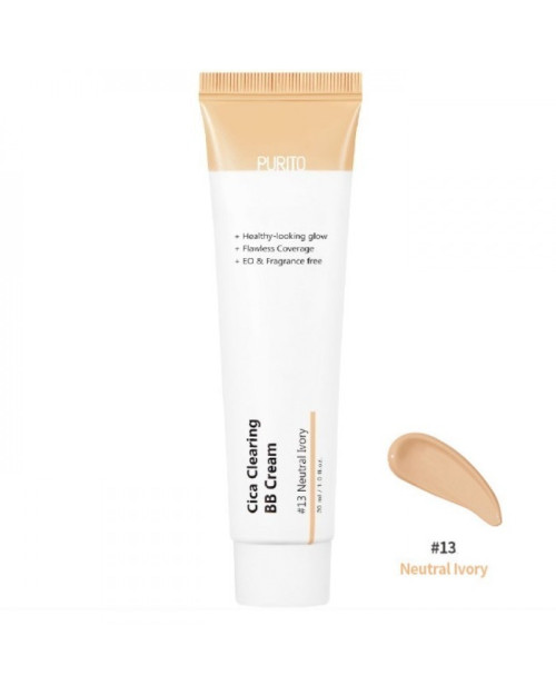 ВВ-крем з екстрактом центелли Purito Cica Clearing BB cream 13тон