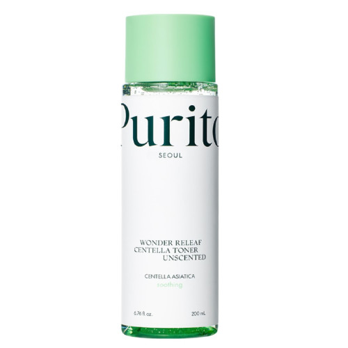 Заспокійливий тонер з центелою без ефірних олій Purito Seoul Wonder Releaf Centella Toner Unscented 200 мл