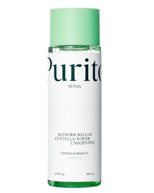 Заспокійливий тонер з центелою без ефірних олій Purito Seoul Wonder Releaf Centella Toner Unscented 200 мл