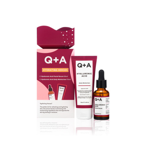 Подарунковий набір для зволоження шкіри Q+A Hydrating Heroes Gift Set