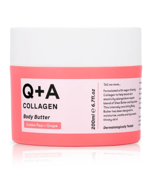 Зволожуючий баттер з колагеном Q+A Collagen Body Butter 200 мл