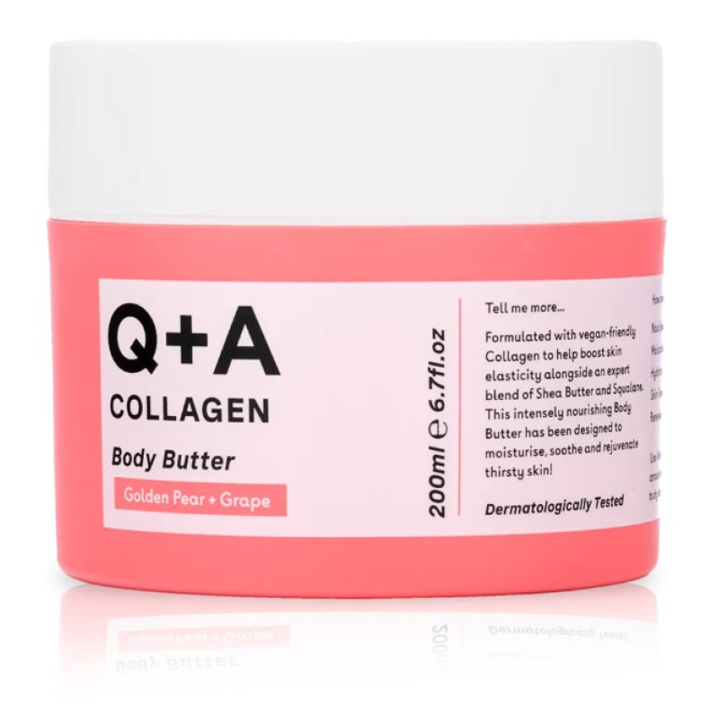 Зволожуючий баттер з колагеном Q+A Collagen Body Butter 200 мл