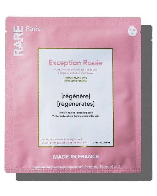 Відновлююча маска для обличчя з керамідами Омега 3 та 6 Rare Paris Exception Rosée 1 шт