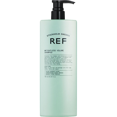 Шампунь для об’єму волосся рН 5.5 REF Weightless Volume Shampoo 1000 мл