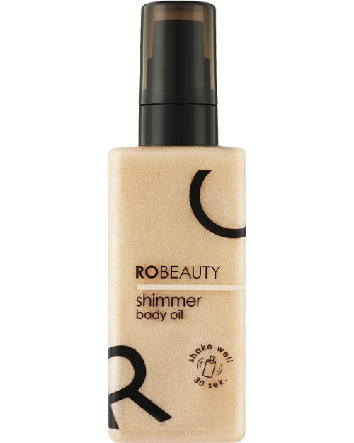 Олія-шимер для тіла з ароматом абрикоси й банана Ro Beauty Shimmer Body Oil MaxShine 100 мл.